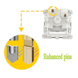 Gateron G Black Pro 3.0 Switches,5 Pin Pre Lubed Rgb Smd Linear Switches For M