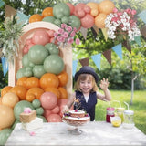 Sage Green & Pink Balloon Arch Kit: Fall Party Decor
