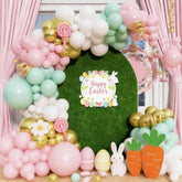 Pastel Balloon Arch Garland Kit, Macaron Pink Green White Gold Latex Party Balloons Pastel Color Easter Balloon For Easter Spring Wedding Graduation Baby Shower Birthday Party Decorations