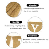 Happy Birthday Banner - No Diy Brown Burlap Happy Birthday Banner Sign Happy Birthdays Party Decoration Happy Birthdays Banners Bunting For Women Men Girl Boy Celebration Party Backdrops