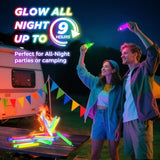 54 Pcs Glow Sticks - 4 Inch Glow In The Dark Sticks Halloween Party Favors, Waterproof Glow Sticks Lights Bulk Party Pack For Kids With 9 Hours Duration, Party Favors Light Stick For Halloween Party