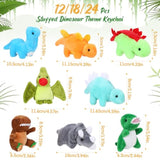 88 Pcs Dinosaur Party Favors For Boys And Girls Includes 18 Sets Mini Stuffed Animals Plush Keychains Gift Box House Stickers Adopt A Dinosaur Party Favor For Birthday Supplies