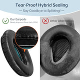 Replacement Ear-Pads For Bose Quiet-Comfort Qc 35 (Ii) 25 15 2 Headphones, Tear-Proof Cushion For Qc35 (Ii) Ae2 Qc25 Qc15 Qc2 Soundtrue/Soundlink Ae2I / Ae2W Around-Ear Headphones (Black)