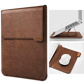 Laptop Sleeve 15.6 Inch,Macbook Air Sleeve Case With Laptop Stand And Mouse Pad,2 Stand Modes,Slim Protective Cover For Macbook Air M4,Air 15,Samsung/Hp/Dell/Asus 15-16 Inch Notebook,Brown