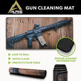 Surface Mat with Stitched Edges | Giant Mouse Pad 16” x 33” | Durable Non-Slip Rubber Base | Computer Keyboard Pad for Desktops | Lever Action