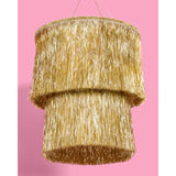 Gold Fringe Tinsel Chandelier | 16" | Bachelorette Party Decorations, Birthday Photo Booth Supplies, New Years Eve Decor, Hbd