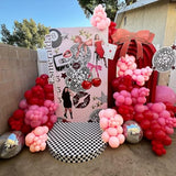 149Pcs Valentine's Day Balloon Garland Arch Kit, Pink Red Rose Red Balloons Arch Kit for Valentine's Day Mother's Day Wedding Engagement Anniversary Birthday Party Decoration Supplies