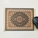 Persian Mouse Pad Boho Mouse Rug For Desk, Round Gaming Mouse Pad, Rubber Mouse Pads For Wireless Mouse, Tassel Mouse Pads For Office Home Laptop Computer, Non-Slip Mouse Mat, Gifts For Women Men