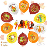 Fall Balloons: 32pc Thanksgiving Autumn Party Decor