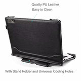 Protective Case Cover Compatible With Lenovo Thinkpad E16 Gen 1, Gen 2 Amd 16 Inch Laptop Notebook Sleeve Pu Leather Stand Hard Case Skin Pouch