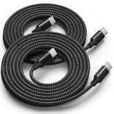 60W Usb C To Usb C Cable 10Ft 2Pack, Long Type-C Fast Charging Charger Cord Co