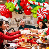 Christmas Balloon Garland Kit,Xmas Red and Green Balloon Arch Kit