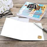 Big Dot of Happiness Pirate Ship Adventures - Skull Birthday Party Thank You Cards (8 count)