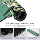 Large Gaming Mouse Pad Plus A Coasters + Cable Clips, Frog Green Extended Mousepad (31.5 X 11.8) With Stitched Edge, Foldable Computer Keyboard Desktop Mouse Mat For Home Office