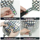 12pcs 18" Silver Disco Ball Foil Balloons for Disco Theme Party Decor
