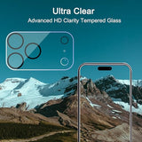 3 Pack Camera Lens Protector for iPhone 17 Pro Max,Tempered Glass,9H Hardness,Ultra HD,Anti-Scratch,Case Friendly,Does not Affect Night Shots[Not for