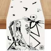 Halloween Table Runner 72 Inches Long, Halloween Home Kitchen Dining Room Table Decor, Christmas Xmas Winter Holiday Decorations And Supplies For Home