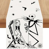 Halloween Table Runner 72 Inches Long, Halloween Home Kitchen Dining Room Table Decor, Christmas Xmas Winter Holiday Decorations And Supplies For Home