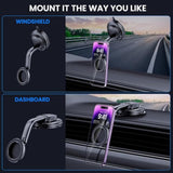 MagSafe Car Mount Magnetic Phone Holder for Dashboard & Windshield, Universal