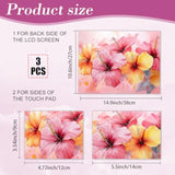Laptop Skin Sticker Decal, Watercolor Flower Universal Removable Vinyl Skin Cover Fits 12" 13" 13.3" 14" 15" Laptop Notebook Art Protector Pc Personalized Protector Cover Decals