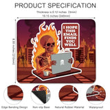 I Hope This Email Finds You Well Mouse Pad, Funny Skeleton Office Mousepad, Work Place Mousepad Graduation Gifts, New Job Gifts, Halloween Mousepad Gifts For Boss Coworker Friend Teacher