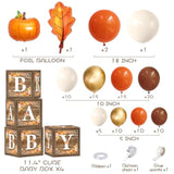 Little Pumpkin Balloon Arch Kit: Fall Baby Shower Decor