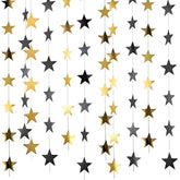 130 Feet Glitter Star Garland Banner Decoration Bright Hanging Bunting
