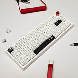 White Japanese Keycaps 133 Keys Cherry Profile Keycap Dye-Sub Suitable For 60/