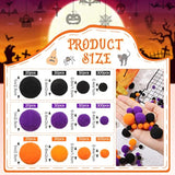 1200 Pcs Pom Poms Balls for Halloween, Thanksgiving & Christmas Crafts and Home Decor