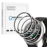 (3 Pack) Watch Screen Protector Compatible For Amazfit Active 2, Pmma And Pet (Not Tempered Glass) Ultra Thin Hd Full Coverage 3D Curved Edge Anti-Scratch