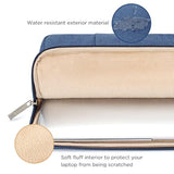 12.5-13.3 Inch Laptop Sleeve Case Protective Cover Notebook Bag For 13.5" Surface Laptop 6 5 4/14" Macbook Pro M1 M2 M3 M4 2024/13.3" Thinkpad L13 X13 / 14.2" Huawei Blue