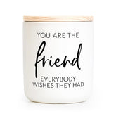 Best Friend Birthday Gifts For Women, Galentines Valentines Gift Idea For Her, Friendship Gifts For Women Friends, Bestie, Bff, Soul Sister, Lavender Scented Soy Wax Candle 7Oz