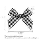 Mini Gingham Ribbon Bows Checkered Ribbon Flowers Plaid Ribbon Bow App