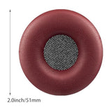 Replacement Ear Pads Compatible With Sennheiser Px80/Px100/Px100Ii/Px200, Pc30/Pc36/Pc130/Pc131 Headphones, Replacement Ear Pads Made Of Protein Leather And Memory Foam (Red)