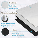 10Pcs Sublimation Mouse Pad Blank Mouse Pad Sublimation Blanks Mousepad For Sublimation Transfer Heat Press Printing Crafts Non Slip Bottom 24X20X0.3Cm