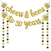 50Th Birthday Decorations For Men / Women - 50Th Birthday Gifts - Chee