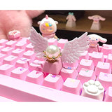 Personalized Angel Wing Pbt Keycap Oem Profile Keycap Esc Keycap For Mechanica