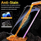 [2-Pack 360 Degree Privacy Screen Protector For Iphone 16E/ Iphone 14/ Iphone 13 Pro/Iphone 13 Horizontal And Vertical Private Tempered Glass, No Bubbles, 4 Way Anti Spy, Anti Scratch