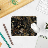 Medieval Dark Academia Witchy Mouse Pad, Small Mouse Pad For Desk, Office Desk Accessories, Non-Slip Rubber Base Mouse Pad For Wireless Mouse Computer Laptop, 9.5X7.9 Inch
