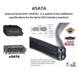 Ps3 Hard Disk Sata 7P Male To Esata 7P Female Extender Extension Cable 50Cm