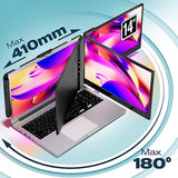 14 Laptop Screen Extender, S1 Dual Fhd Ips Portable Monitor For 1317 Laptops, Usb-C/Hdmi Plug & Play, Compatible With Windows, Macos & Android, Perfect For Hybrid Work & Travel