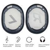 Replacement Earpads Compatible With Plantronics Voyager 8200 Uc/Plantronics Backbeat Pro2 Headphone, Headphone Ear Pads Ear Cushions, Ear Cups Cover Repair Parts-Black