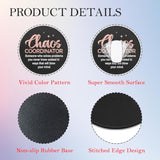 Chaos Coordinator Mouse Pad For Desk, Chaos Coordinator Definition, Round Mousepad With Non-Slip Rubber Base, Boss Lady Appreciation Gifts, Thank You Gifts For Women Teacher Colleague Manager