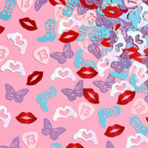 Eras Party Confetti - 200 Pcs | Concert Tablescape, Bachelorette Table Decor, Birthday Decorations, Cute Pink Bday Supplies