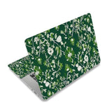 Laptop Skin Sticker Cover Decal, 12-15.6 Inch Laptop Notebook Vinyl Skin Sticker Chromebook Cover Protector, Green Art Leaf