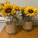 3" Wide Burlap Fabric Craft Ribbon 10 Yards, 01 Tan