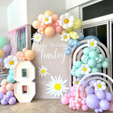 Daisy Balloon Arch Kit: Purple, Blue, Pink Baby Shower Decor
