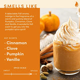 Pumpkin Spice Fall Candles For Home Scented – Vanilla, Pumpkin, Cinnamon, Clove – Perfect Home Décor Gifts For Autumn, Holiday, Christmas, Winter - 9Oz, Soy Wax, 50 Hour Burn