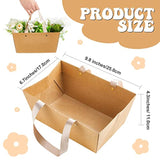 48 Pcs Basket For Gifts Empty Diy Bulk Party Gift Basket Kit With Handles Market Trays For Packages Wrapping Wedding Party Anniversary Display (9.8 X 6.5 X 4.3 In)(Brown)