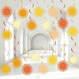 60Pcs Boho Sun Banners First Trip Around The Sun Birthday Decorations